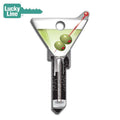 LuckyLine - B133K - Key Shapes - Martini - Kwikset - KW1 - 5 Pack