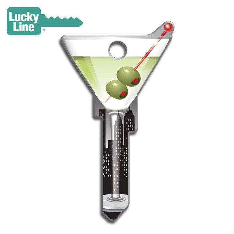 LuckyLine - B133S - Key Shapes - Martini - Schlage - SC1 - 5 Pack