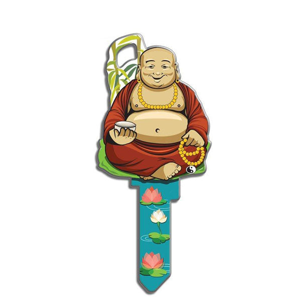 LuckyLine - B137K - Key Shapes - Buddha - Kwikset - KW1 - 5 Pack