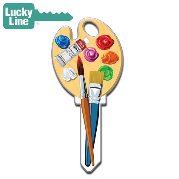 LuckyLine - B138K - Key Shapes - Artist - Kwikset - KW1 - 5 Pack