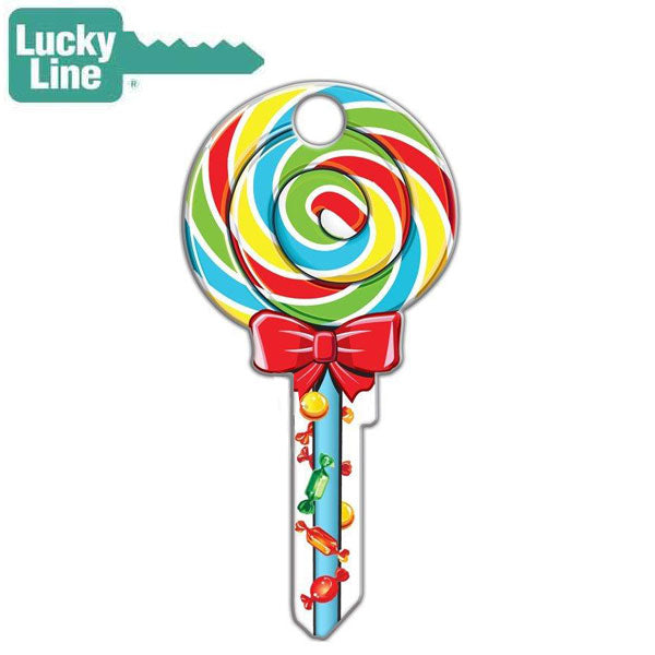 LuckyLine - B140S - Key Shapes - Lollipop - Schlage - SC1 - 5 Pack