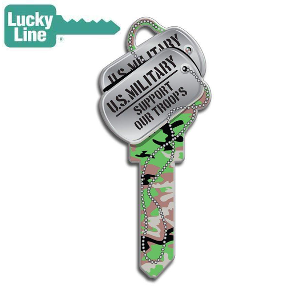LuckyLine - B141S - Key Shapes - Dog Tags - Schlage - SC1 - 5 Pack