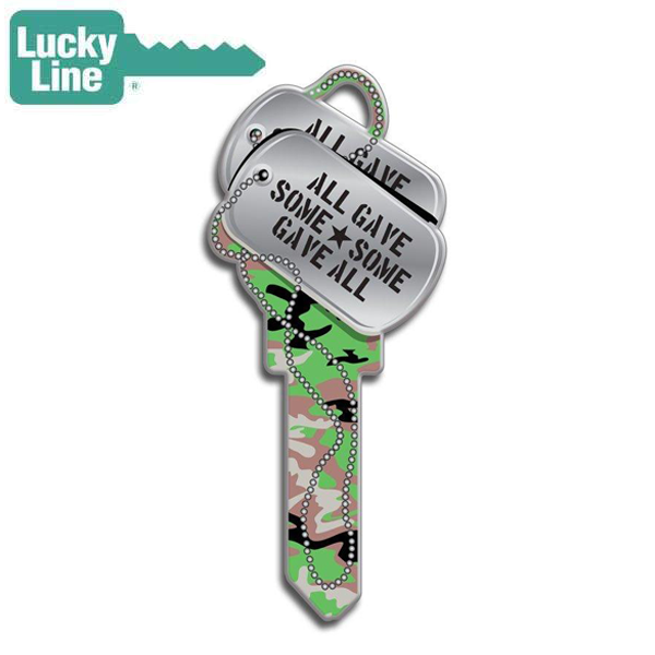LuckyLine - B141S - Key Shapes - Dog Tags - Schlage - SC1 - 5 Pack