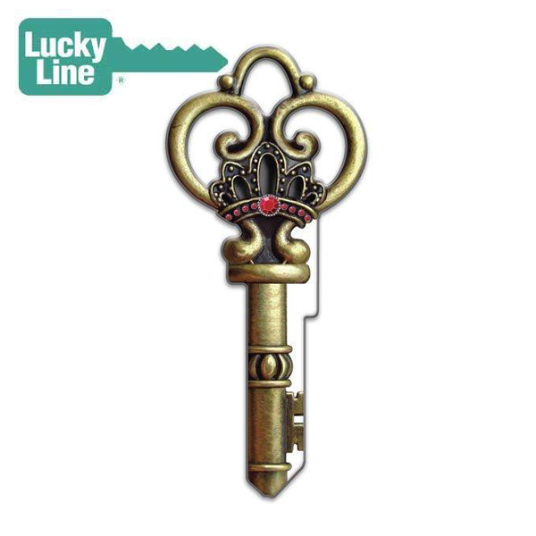LuckyLine - B146S - Key Shapes - Skeleton Key - Schlage - SC1 - 5 Pack