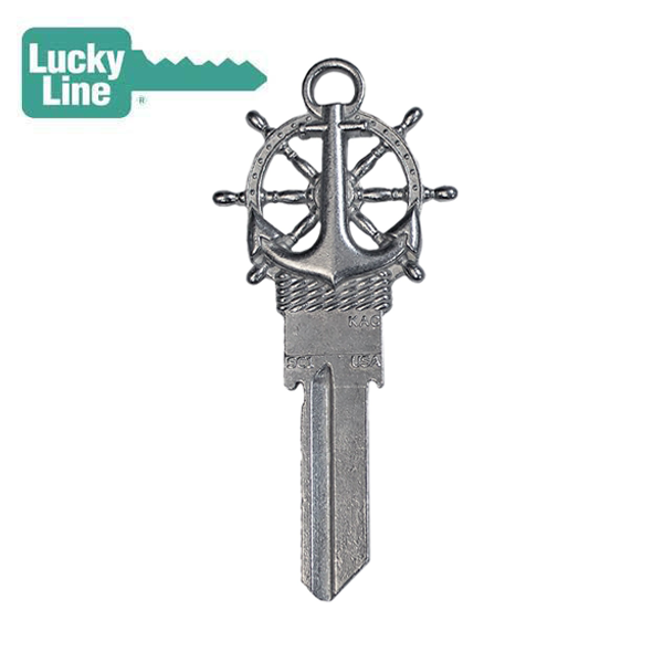 LuckyLine - B304S - Key Shapes - Forged Anchor - Schlage - SC1 - 5 Pack