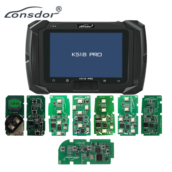 Londsor - K518 PRO - USA - Key Programmer - Full Configuration - LT20-01 - 02 - 03 - 04 - 05 - 06 - 07 - PCB Boards - Sm