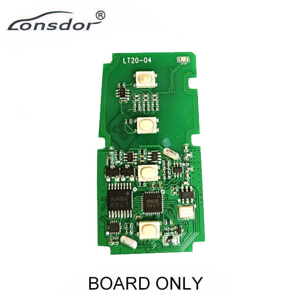 2006 - 2023 Toyota & Lexus / LT20-04 / 8A+4D PCB Board / Smart Key for Lonsdor K518S, K518ISE & KH100+ / Switchable Freq
