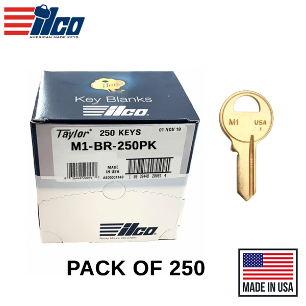 Ilco - M1-BR MASTER Key Blank - 250 Pack