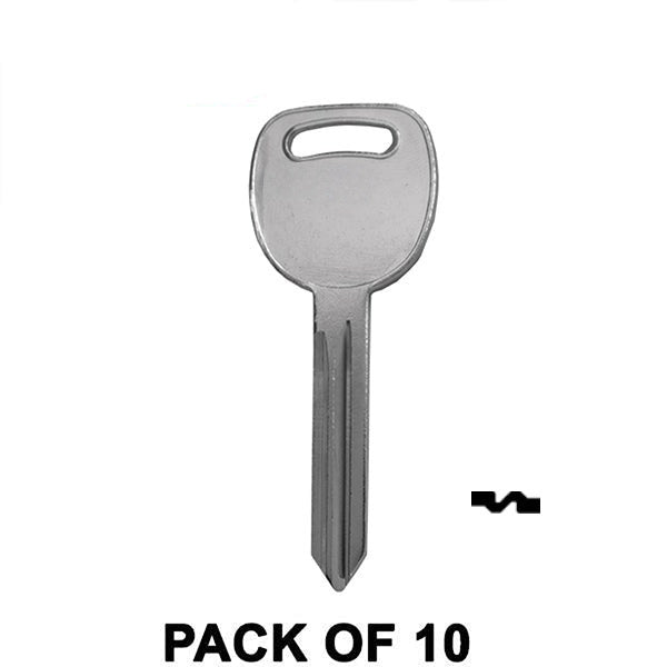Keyless Factory - 10 x GM B106 / P1115 Test Key Blade (10 PACK) (AFTERMARKET)