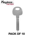 Keyless Factory - 10 X Hyundai / Kia HY17 Test Key Blade (10 PACK) (AFTERMARKET)