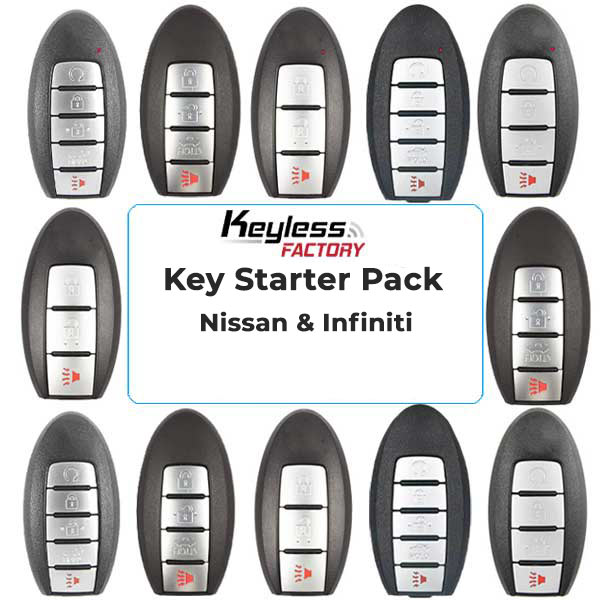Nissan / Infiniti Keys - Complete Starter Pack  (ALL YEARS - AFTERMARKET)