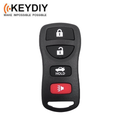 KEYDIY - Nissan Style - 4-Button Universal Keyless Entry Remote - Black  (KD-B36-4)