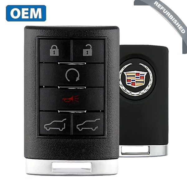 2007-2014 Cadillac Escalade / 6-Button Key FOB / PN: 22756466 / OUC6000066 / (OEM Refurb)