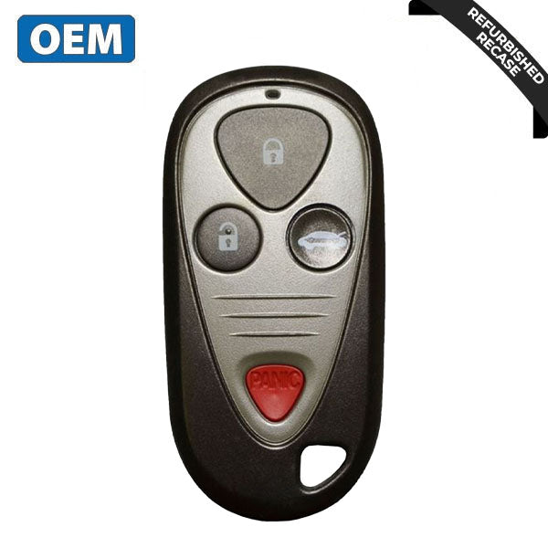 2002-2003 Acura / 4-Button Keyless Entry Remote / PN: 72147-SOK-A23 / E4EG8D-444H-A (OEM Recase)