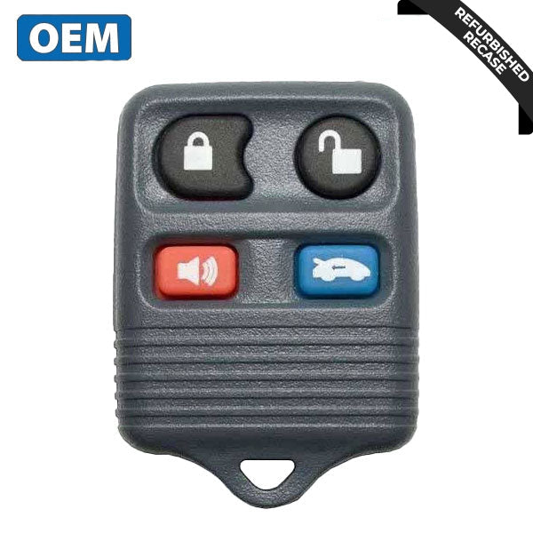 1995-2006 Ford / 4-Button Keyless Entry Remote / PN: 3W73-15K601-AA / CWTWB1U343 (OEM Recase)