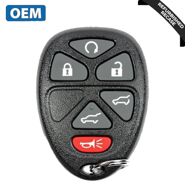 2007-2013 GM SUV / 6-Button Keyless Entry Remote / PN: 22951510 / OUC60270 (OEM Recase)