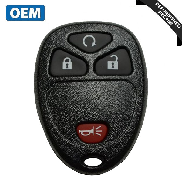 2004-2012 Buick Chevrolet Pontiac / 4-Button Keyless Entry Remote / PN: 15114374 / KOBGT04A (OEM Recase)