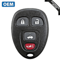 2005-2012 GM Chevrolet / 4-Button Keyless Entry Remote / PN: 15252034 / KOBGT04A (OEM Recase)