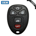 2004-2012 GM / 5-Button Keyless Entry Remote / PN: 22733524 / KOBGT04A (OEM Recase)