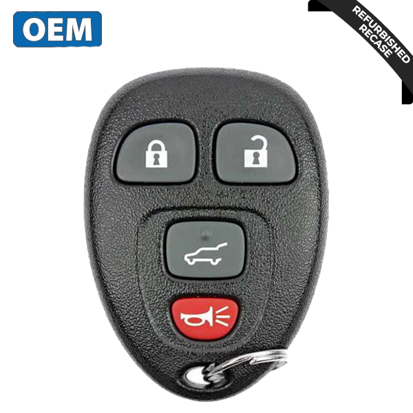 2007-2015 GM / 4-Button Keyless Entry Remote / PN: 20952476 / OUC60270 / OUC60221 (OEM Recase)
