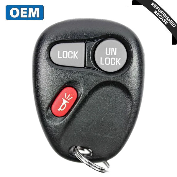 2001-2004 GM / 3-Button Keyless Entry Remote / PN: 15042968 / KOBLEAR1XT (OEM Recase)