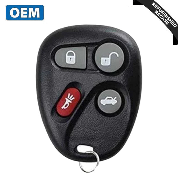 2000-2007 Chevrolet Cadillac / 4-Button Keyless Entry Remote / PN: 12223130 / L2C0005T(OEM Recase)