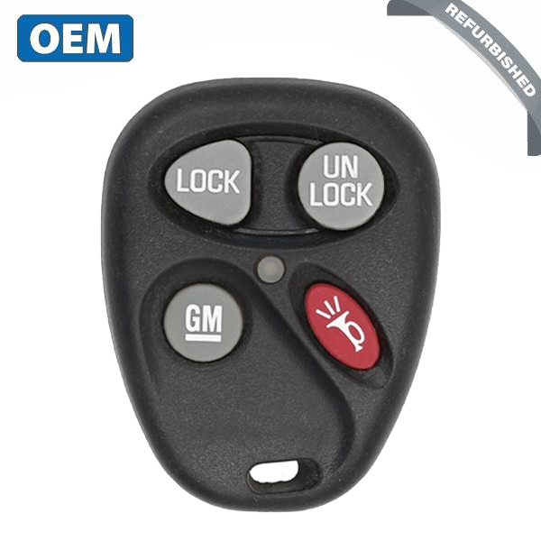 2002 Chevrolet Blazer / 4-Button Keyless Entry Remote / Dealer Installed / PN: 12490830 / EZSOEMTX (OEM REFURB)