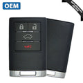 2008-2013 Cadillac CTS DTS / 4-Button Keyless Entry Remote / PN: 22889450 / OUC6000066 (OEM Recase)