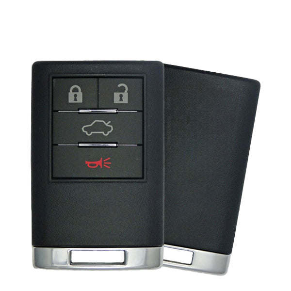 2008-2013 Cadillac CTS DTS / 4-Button Keyless Entry Remote / PN: 22889450 / OUC6000066 (OEM Recase)