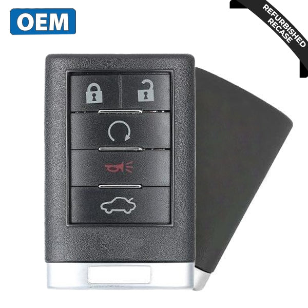 2008-2014 Cadillac CTS DTS / 5-Button Keyless Entry Remote / PN: 20998254 / OUC6000066 / OUC6000223 (Driver 1) (OEM Reca