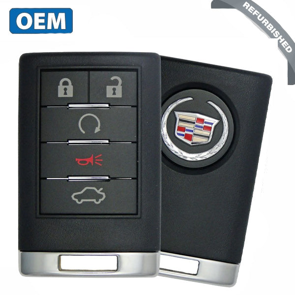 2008-2014 Cadillac CTS DTS / 5-Button Keyless Entry Remote / PN: 20998254 / OUC6000066 / OUC6000223 (Driver 1) (OEM Refu