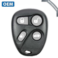 1996-1999 Cadillac DeVille / 4-Button Keyless Entry Remote / Gas / PN: 16196066 / AB01602T (OEM Refurb)