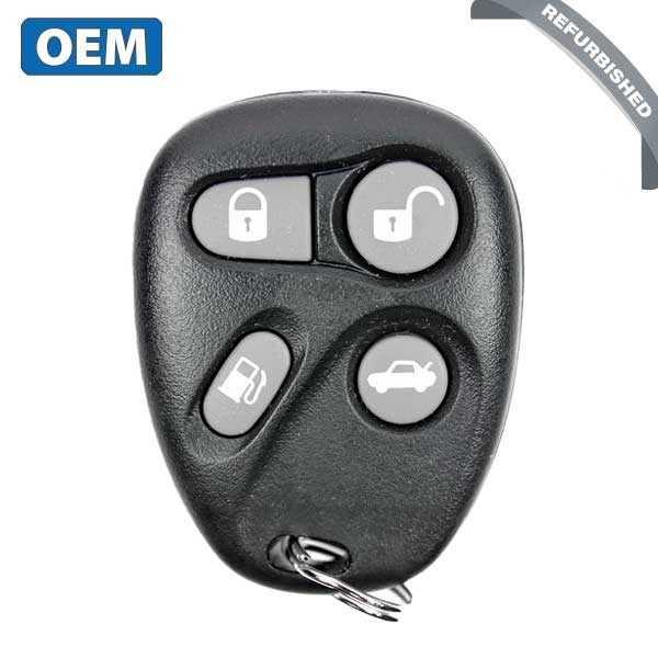 2001-2004 Cadillac / 4-Button Keyless Entry Remote / PN: 25695966 / KOBLEAR1XT (OEM Refurb)