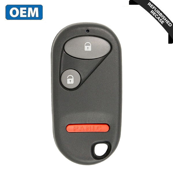 2001-2007 Honda Civic / Pilot / 3-Button Keyless Entry Remote / PN: 72147-S5A-A01 / NHVWB1U523 (OEM Recase)