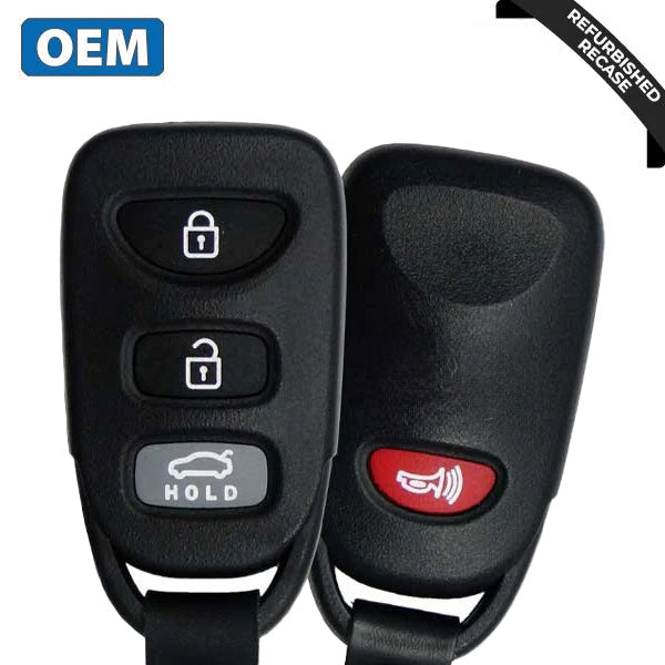 2007-2009 Kia Spectra / 4-Button Keyless Entry Remote / PN: 95430-2F951 / OSLOKA-674T (OEM Recase)