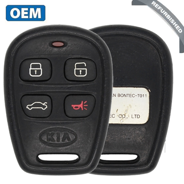 2001-2006 Kia Optima / 4-Button Keyless Entry Remote / PN: 95430-3C100 / PLNBONTEC-T011 (OEM Refurb)