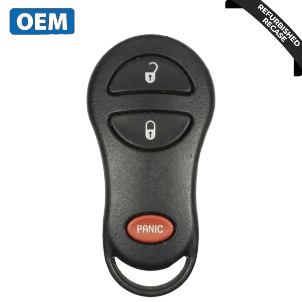1997-2007 Dodge Durango / Ram / 3-Button FOB Keyless Entry Remote / PN: 56045497 / GQ43VT9T (OEM Recase)