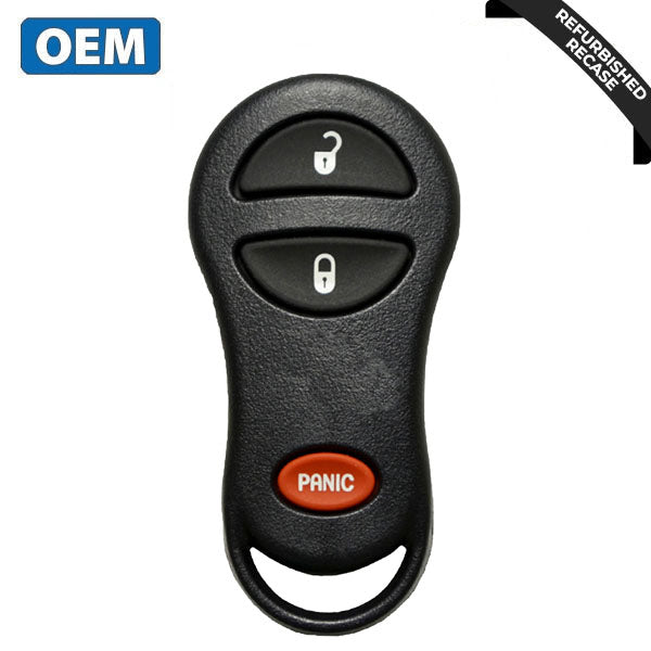 1999-2005 Chrysler Dodge Plymouth / 3-Button Keyless Entry / PN: 04686481 / GQ43VT17T (OEM Recase)