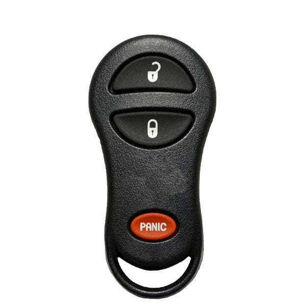 1999-2005 Chrysler Dodge Plymouth / 3-Button Keyless Entry / PN: 04686481 / GQ43VT17T (OEM Recase)