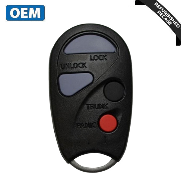 2000-2002 Nissan Infiniti / 4-Button Keyless Entry Remote / PN: 28268-4Y900 / NHVWBU43 (OEM Recase)