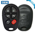 2004-2018 Toyota Sienna / 6-Button Keyless Entry Remote / PN: 89742-AE051 / GQ43VT20T (OEM)