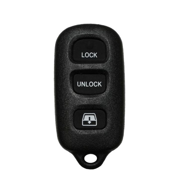 2001-2004 Toyota Sequoia / 4-Button Keyless Entry Remote / w/Rear Glass / PN: 89742-0C010 / HYQ12BAN (OEM Recase)