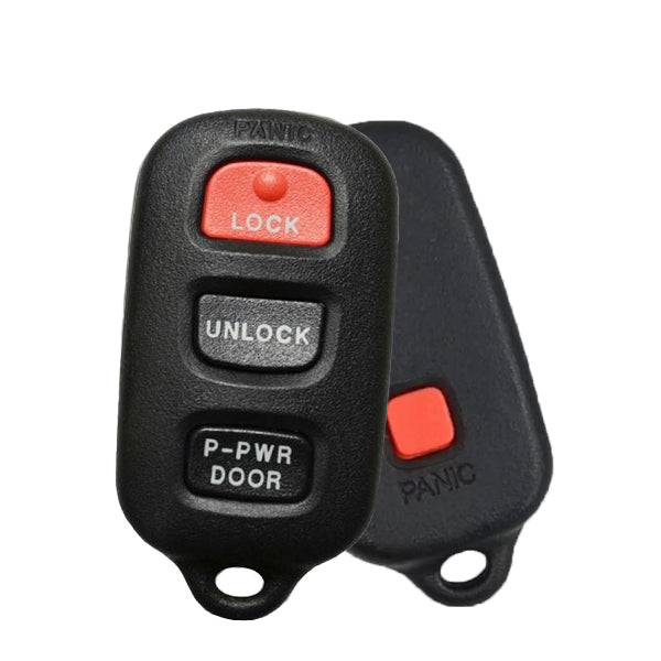 1999-2003 Toyota Sienna / 4-Button Keyless Entry Remote / PN:  89742-08070 / GQ43VT14T (OEM Recase)