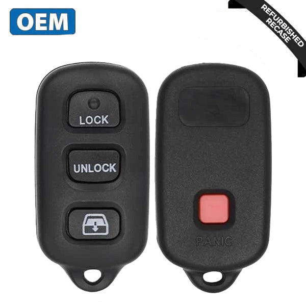 1998-2009 Toyota 4Runner Sequoia / 4-Button Keyless Entry Remote / PN: 89742-35020 / HYQ1512Y (OEM Recase)