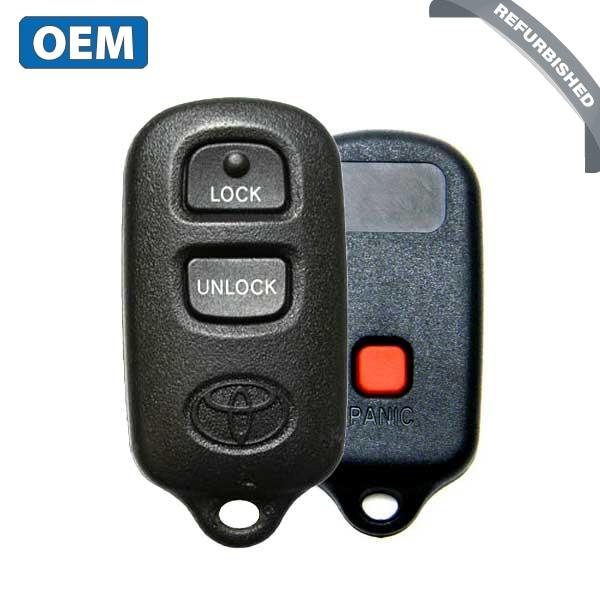 1999-2008 Toyota / 3-Button Keyless Entry Remote / PN: 89742-42120 / HYQ12BBX (OEM Refurb)