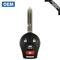 2003-2019 Nissan / 4-Button Remote Head Key / PN: H0561-3AA0B / CWTWB1U751(OEM Recase)