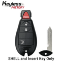 2008-2019 Chrysler Dodge Jeep VW 4-Button Fobik Key SHELL for IYZ-C01C (AFTERMARKET)
