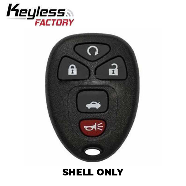 2004 -2013 GM Keyless Entry Remote SHELL for OUC60270 - Black (AFTERMARKET)
