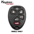 2007-2014 GM Keyless Entry Remote SHELL for OUC60270 - Black (AFTERMARKET)