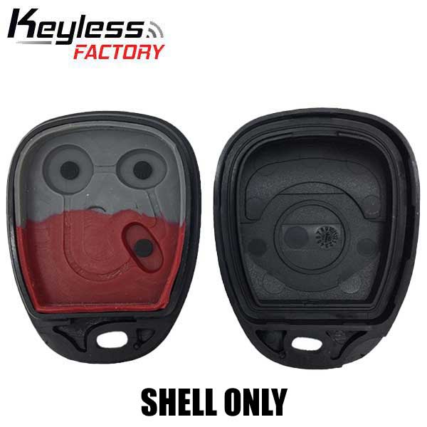 2002-2003 Saturn Vue / 3-Button Keyless Entry Remote SHELL /  PN: 22693421 / LHJ009 (AFTERMARKET)